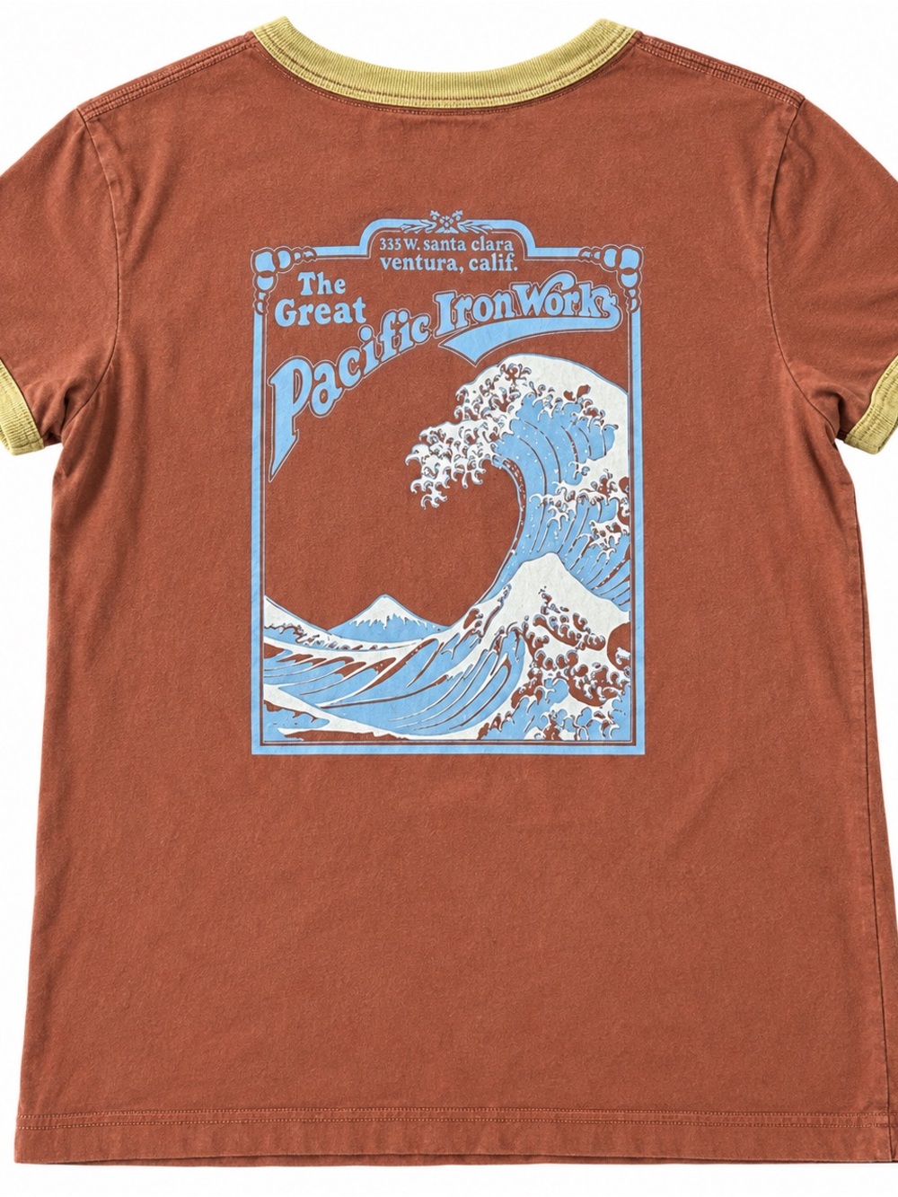 Patagonia Great Pacific Iron Works Organic Cotton Ringer Tee XS